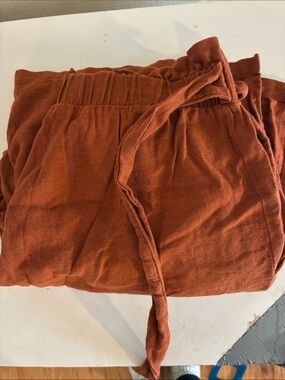 Rust colored wide leg pants size medium